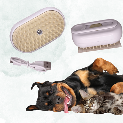 CEPILLO DE VAPOR RECARGABLE PARA MASCOTAS
